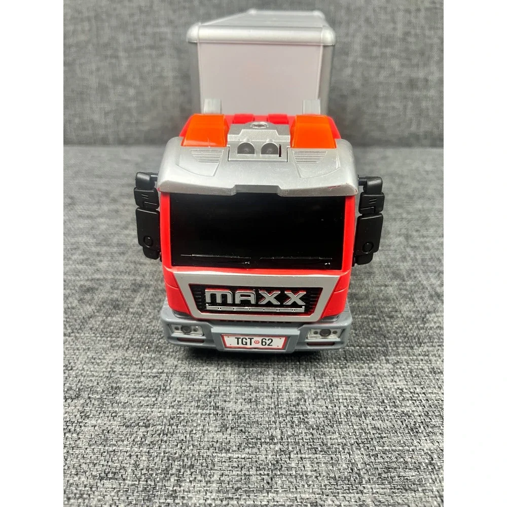 Maxx Action Target Semi Truck and Forklift Set Bullseye Dog SDE 03 Red White